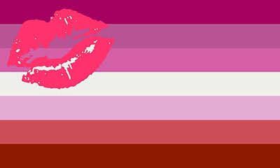 La bandera Lipstick lesbian